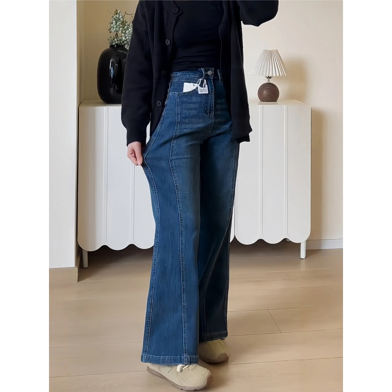 Collectible Vintage Matches - Outono elástico sino bot jeans feminino