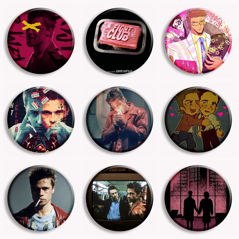 Filme clássico Fight Club Sabã - Collectible Vintage Brooches avaliação e preço
